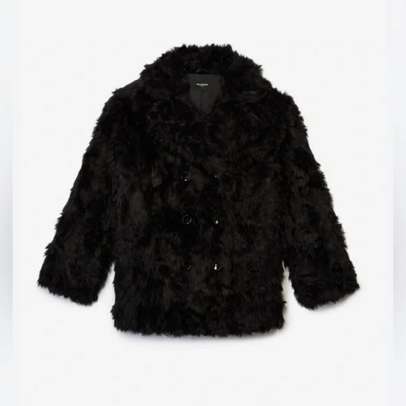 The Kooples Faux Fur Coat - Picture 3 of 6